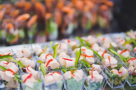 close up shot of food on the table