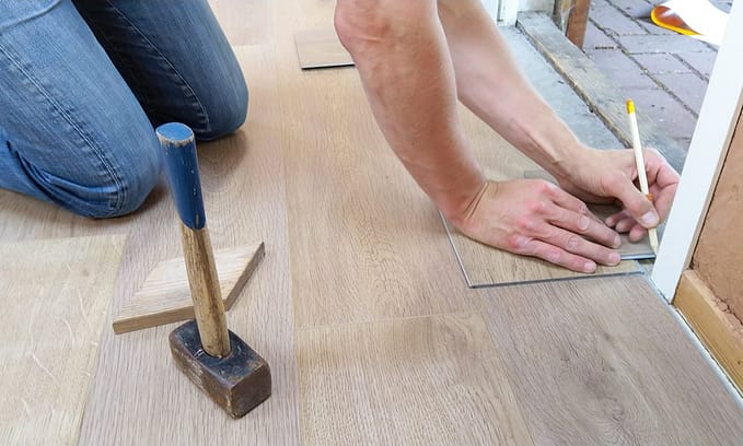 installing flooring